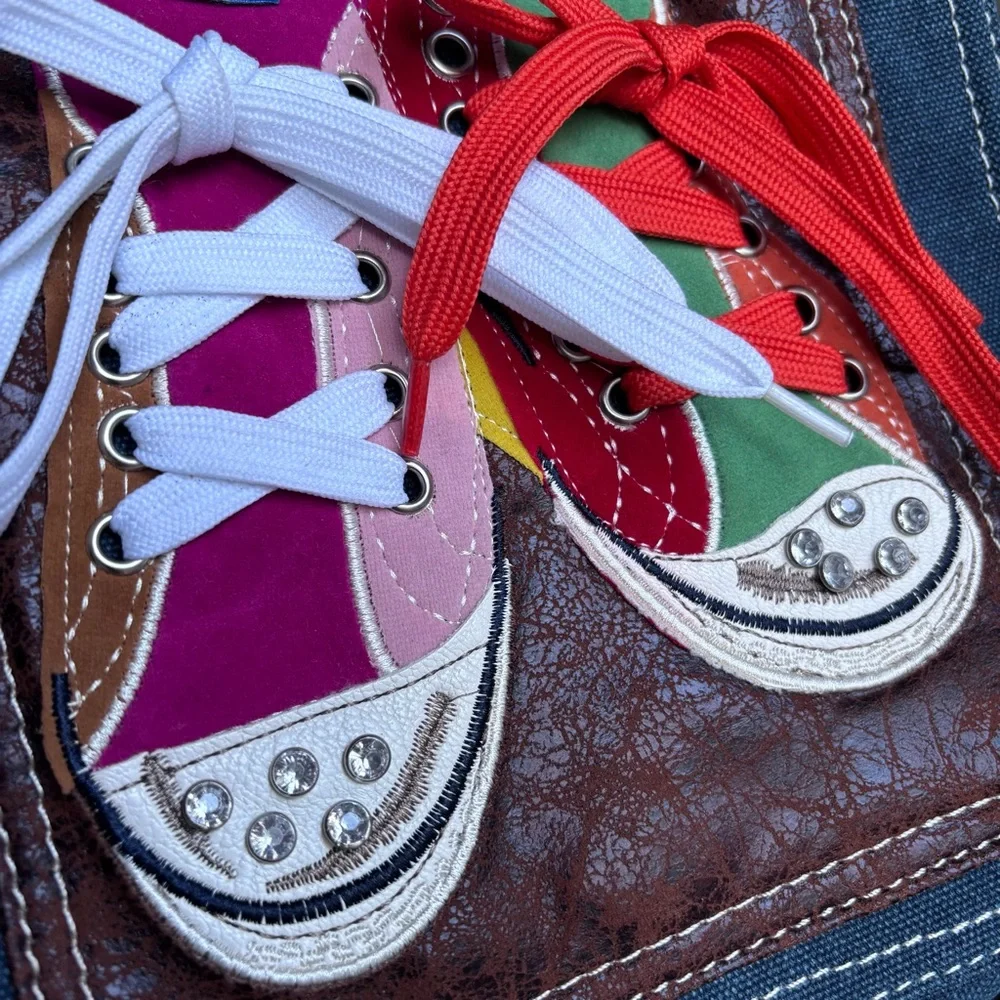 Vintage Converse Denim Crossbody Bag - Picture 13 of 16